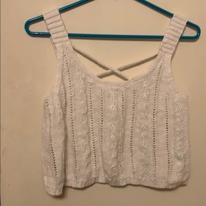 Hollister sweater tank top